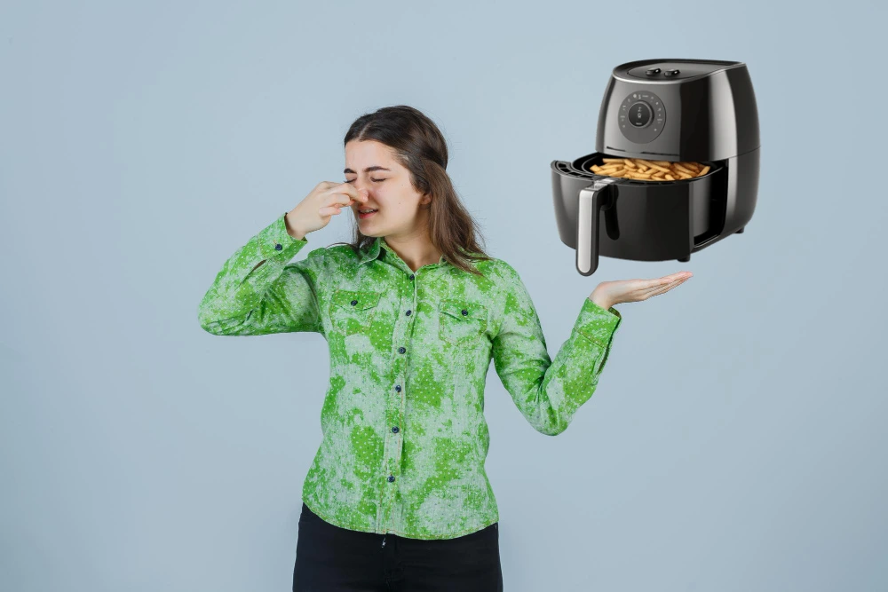 why does my air fryer smell like plastic, how to get plastic smell out of air fryer, new air fryer smell, is air fryer plastic smell toxic, stop air fryer burning smell, air fryer maintenance 2026