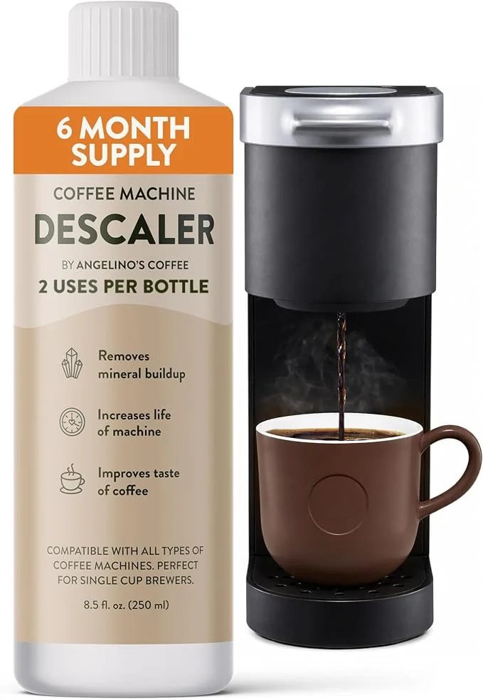 how to descale a coffee maker, how to clean a coffee maker, how to clean coffee maker with vinegar, descale coffee maker with vinegar, how to descale ninja coffee maker, how to descale breville coffee maker, coffee maker cleaning tips 2026